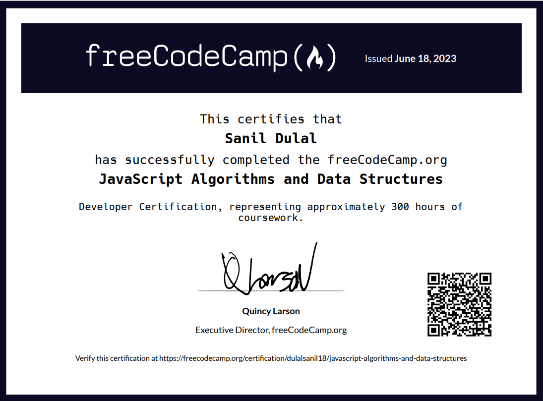 JavaScript Algorithms and Data Structures